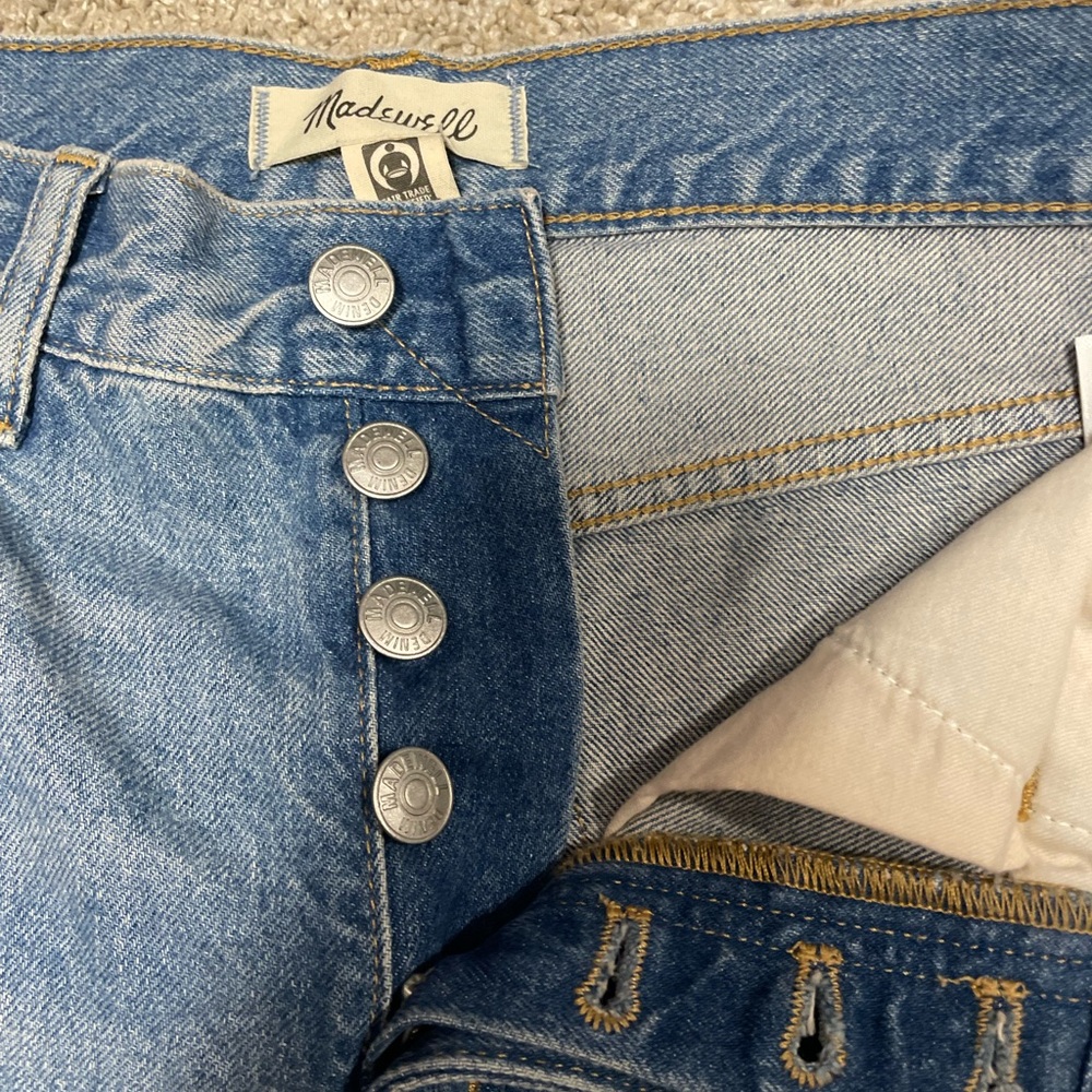 Madewell Size 27 Low Slung Straight Jeans EUC